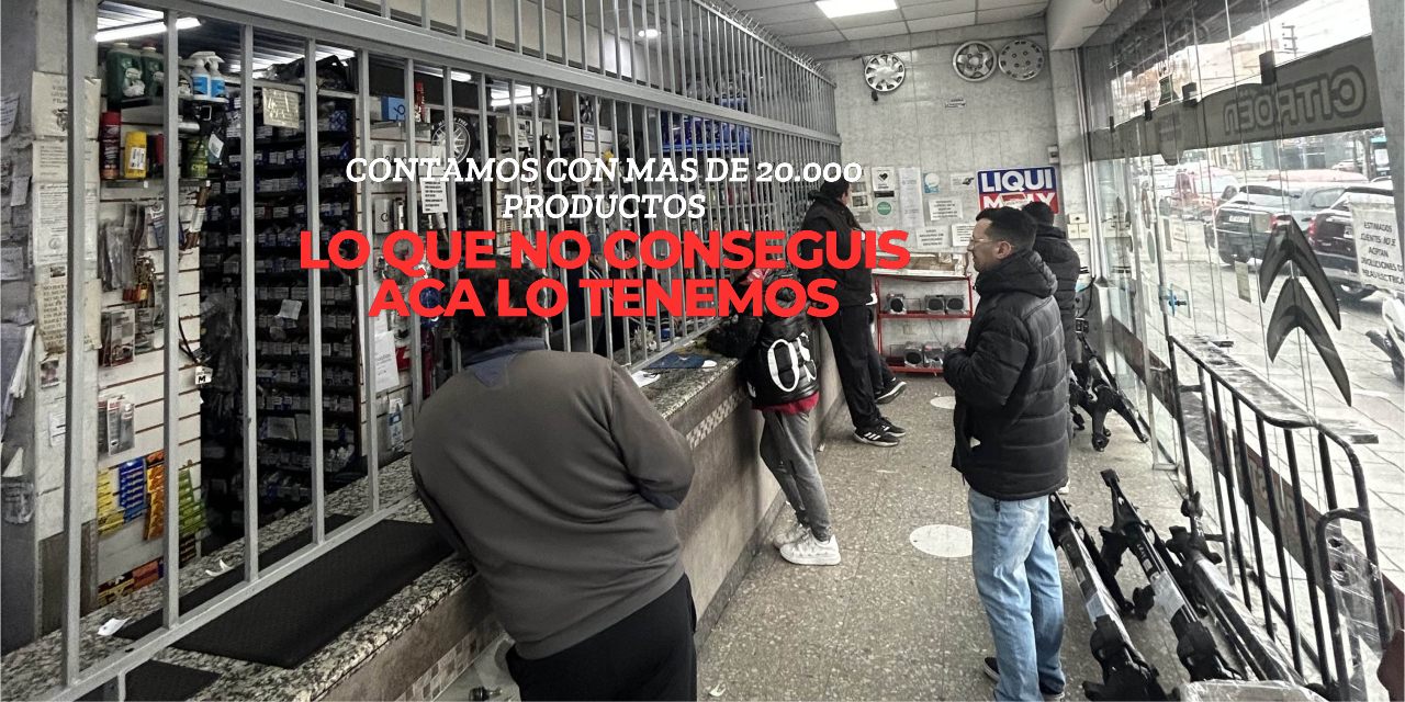 Interior del local Mosconi Repuestos